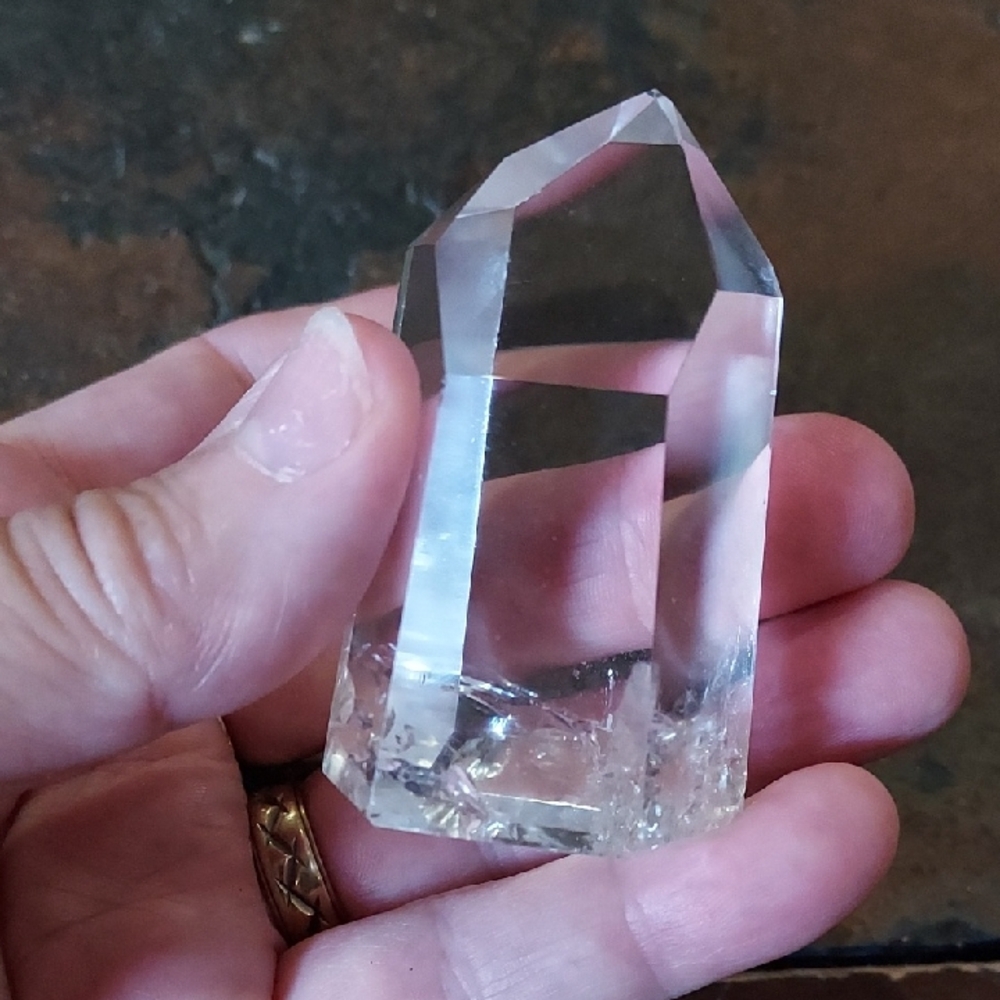 White Quartz Crystal Accent Decor Piece